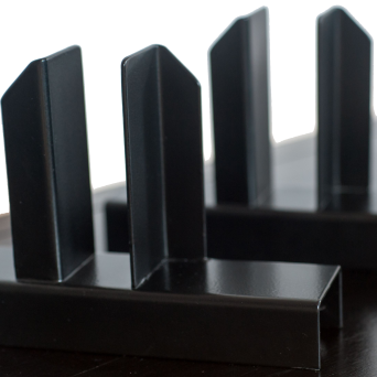 Podstawy podłogowe / nóżki uniwersalne do paneli Radius+ Czarne