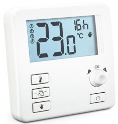 Termostat natynkowy, programowalny - Mini. LCD