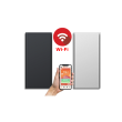 Grzejnik elektryczny ICON 1500W z Wifi - energooszczędne, pionowe, hybrydowe panele grzewcze. Antracyt. - 9
