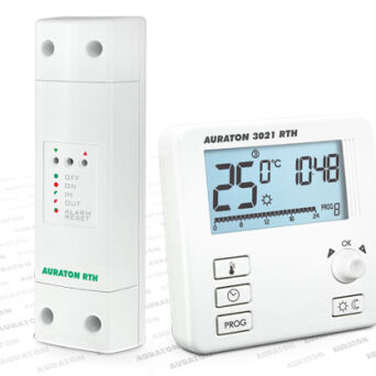 Bezprzewodowy termostat elektroniczny FULL LCD. Regulacja ręczna + programowanie. POLECAMY !